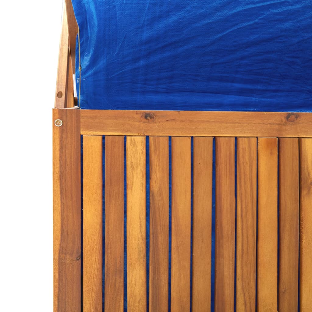 Storage Box With Trellis 99X50X160 Cm Solid Wood Acacia