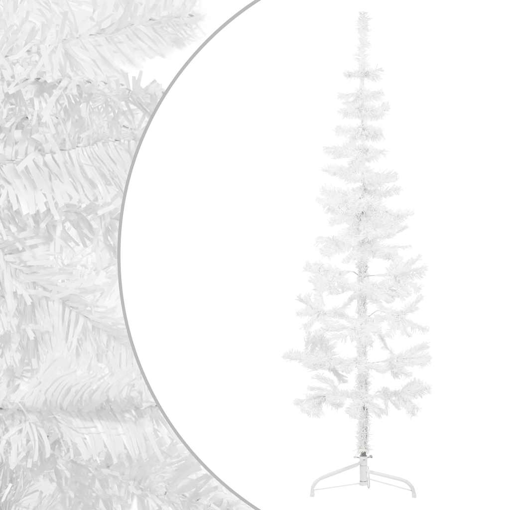 Slim Artificial Half Christmas Tree With Stand