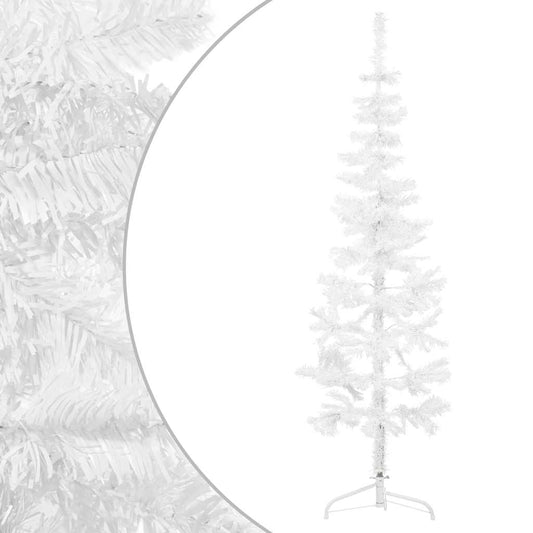 Slim Artificial Half Christmas Tree With Stand