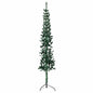 Slim Artificial Half Christmas Tree With Stand