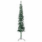 Slim Artificial Half Christmas Tree With Stand