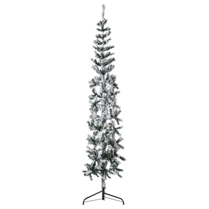 Slim Artificial Half Christmas Tree With Stand