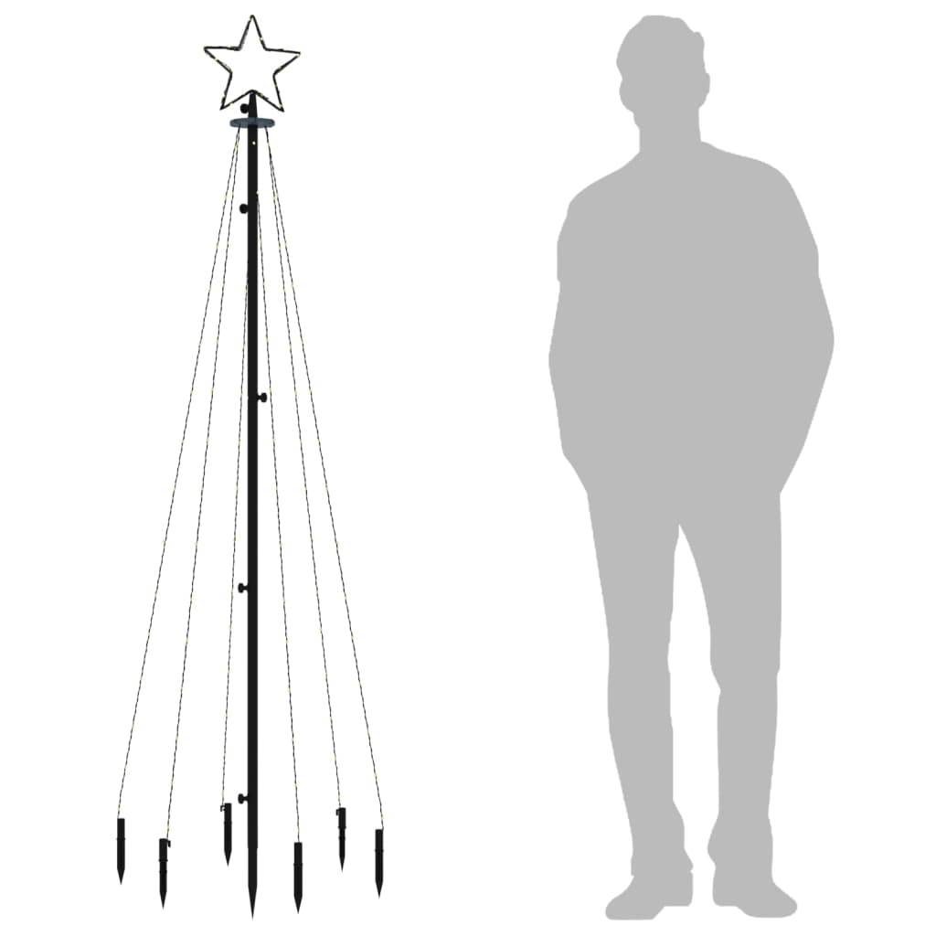 Christmas Tree With Spike 108 Leds 180 Cm