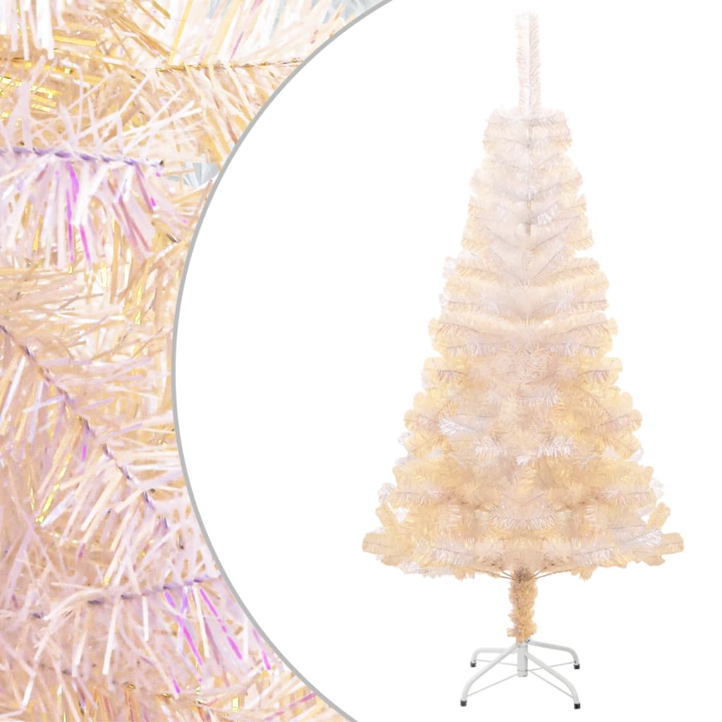 Artificial Christmas Tree With Iridescent Tips 120 Cm Pvc