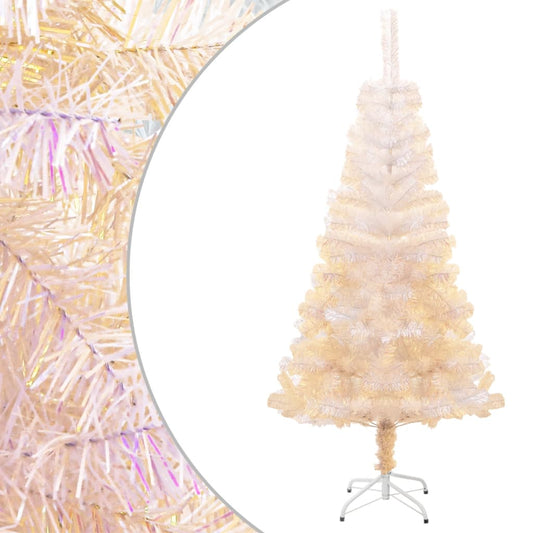 Artificial Christmas Tree With Iridescent Tips 120 Cm Pvc