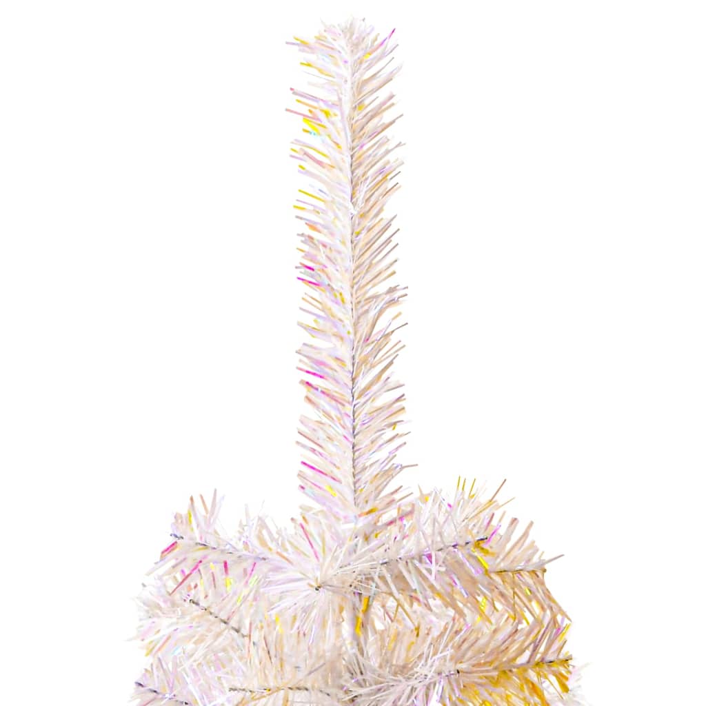 Artificial Christmas Tree With Iridescent Tips 120 Cm Pvc