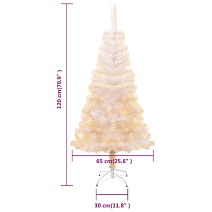 Artificial Christmas Tree With Iridescent Tips 120 Cm Pvc