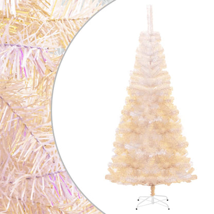 Artificial Christmas Tree With Iridescent Tips 120 Cm Pvc