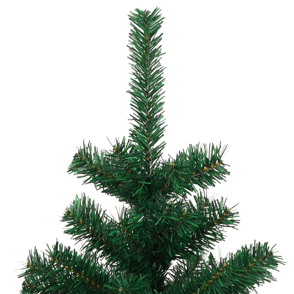Swirl Pre-Lit Christmas Tree With Pot 120 Cm Pvc