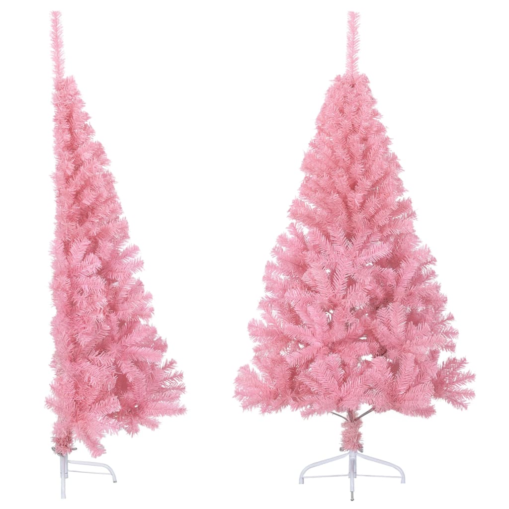 Artificial Half Christmas Tree With Stand 150 Cm Pvc