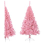 Artificial Half Christmas Tree With Stand 150 Cm Pvc