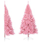 Artificial Half Christmas Tree With Stand 150 Cm Pvc