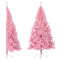Artificial Half Christmas Tree With Stand 150 Cm Pvc