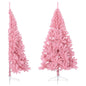 Artificial Half Christmas Tree With Stand 150 Cm Pvc