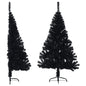 Artificial Half Christmas Tree With Stand 150 Cm Pvc