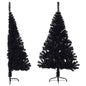 Artificial Half Christmas Tree With Stand 150 Cm Pvc