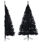 Artificial Half Christmas Tree With Stand 150 Cm Pvc