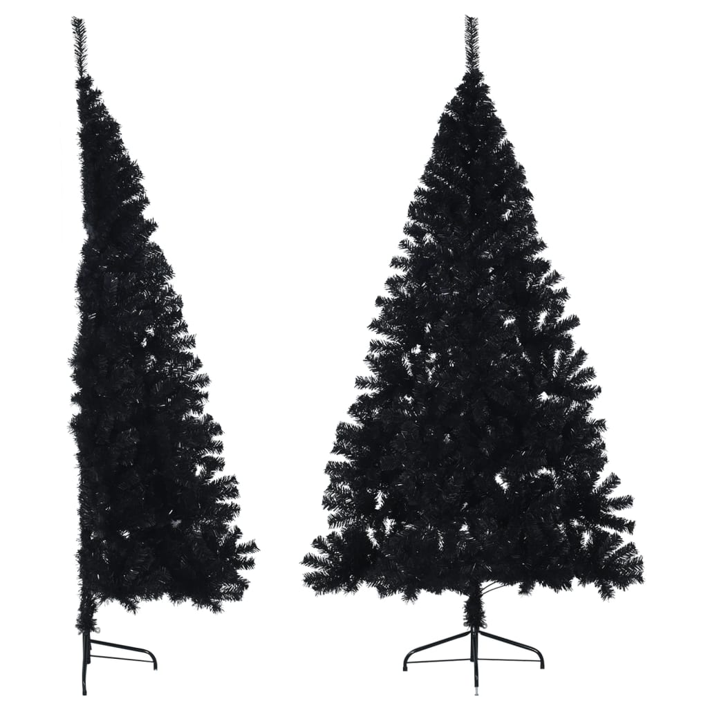Artificial Half Christmas Tree With Stand 150 Cm Pvc