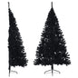 Artificial Half Christmas Tree With Stand 150 Cm Pvc