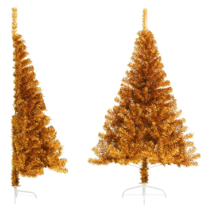 Artificial Half Christmas Tree With Stand 150 Cm Pvc