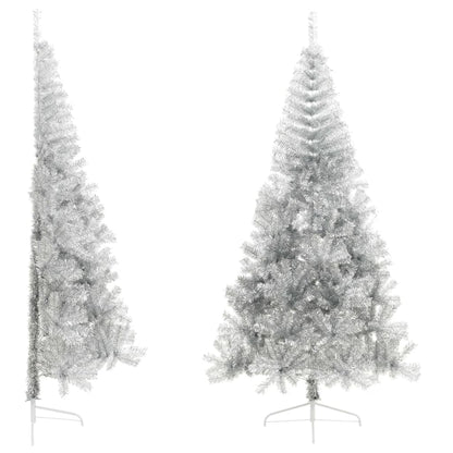 Artificial Half Christmas Tree With Stand 150 Cm Pvc