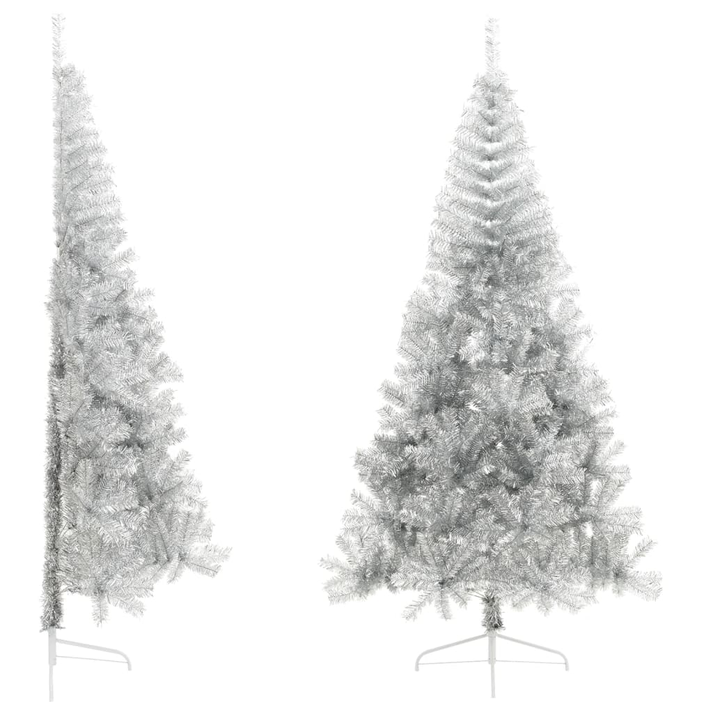 Artificial Half Christmas Tree With Stand 150 Cm Pvc
