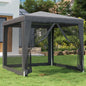 Party Tent With 12 Mesh Sidewalls Hdpe