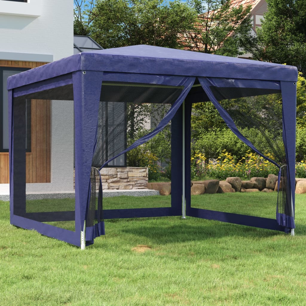 Party Tent With 12 Mesh Sidewalls Hdpe