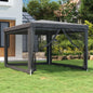 Party Tent With 12 Mesh Sidewalls Hdpe