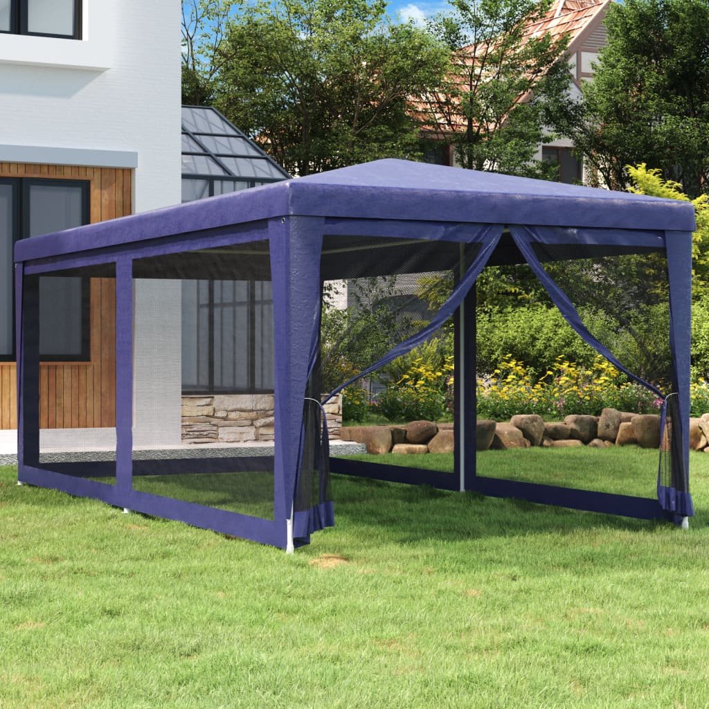 Party Tent With 12 Mesh Sidewalls Hdpe