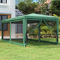Party Tent With 12 Mesh Sidewalls Hdpe