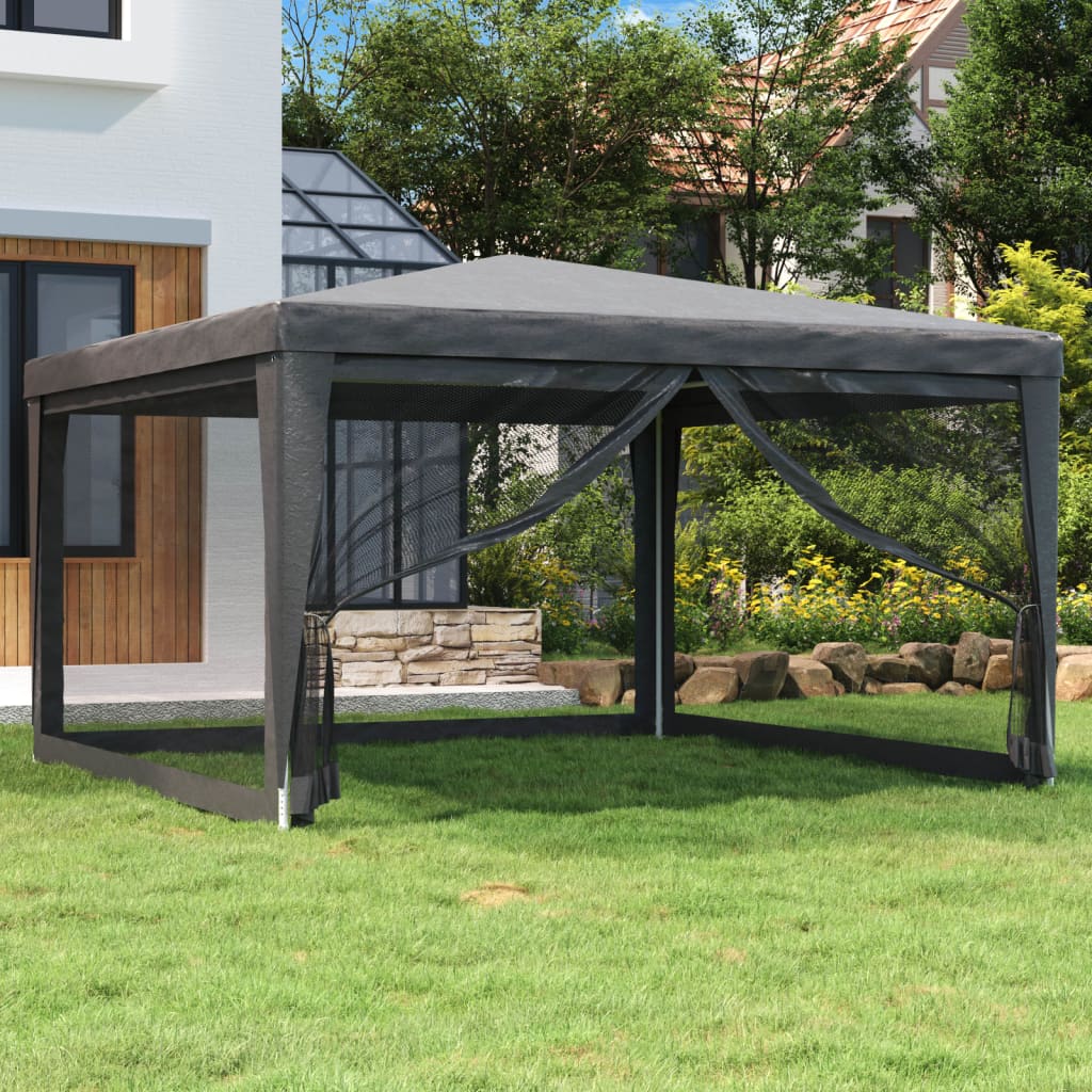 Party Tent With 12 Mesh Sidewalls Hdpe