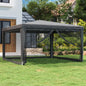 Party Tent With 12 Mesh Sidewalls Hdpe