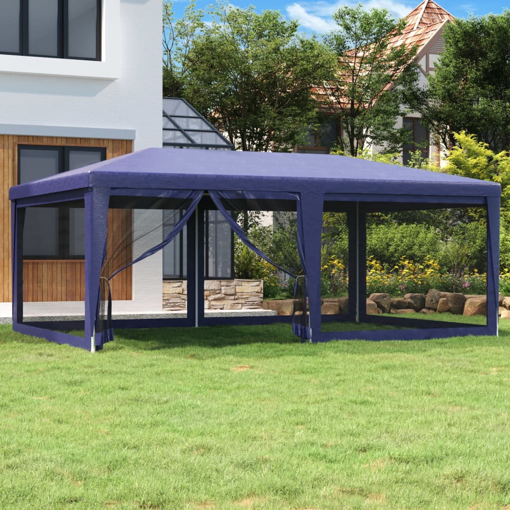 Party Tent With 12 Mesh Sidewalls Hdpe