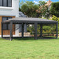 Party Tent With 12 Mesh Sidewalls Hdpe
