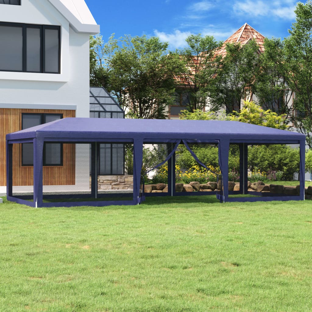 Party Tent With 12 Mesh Sidewalls Hdpe