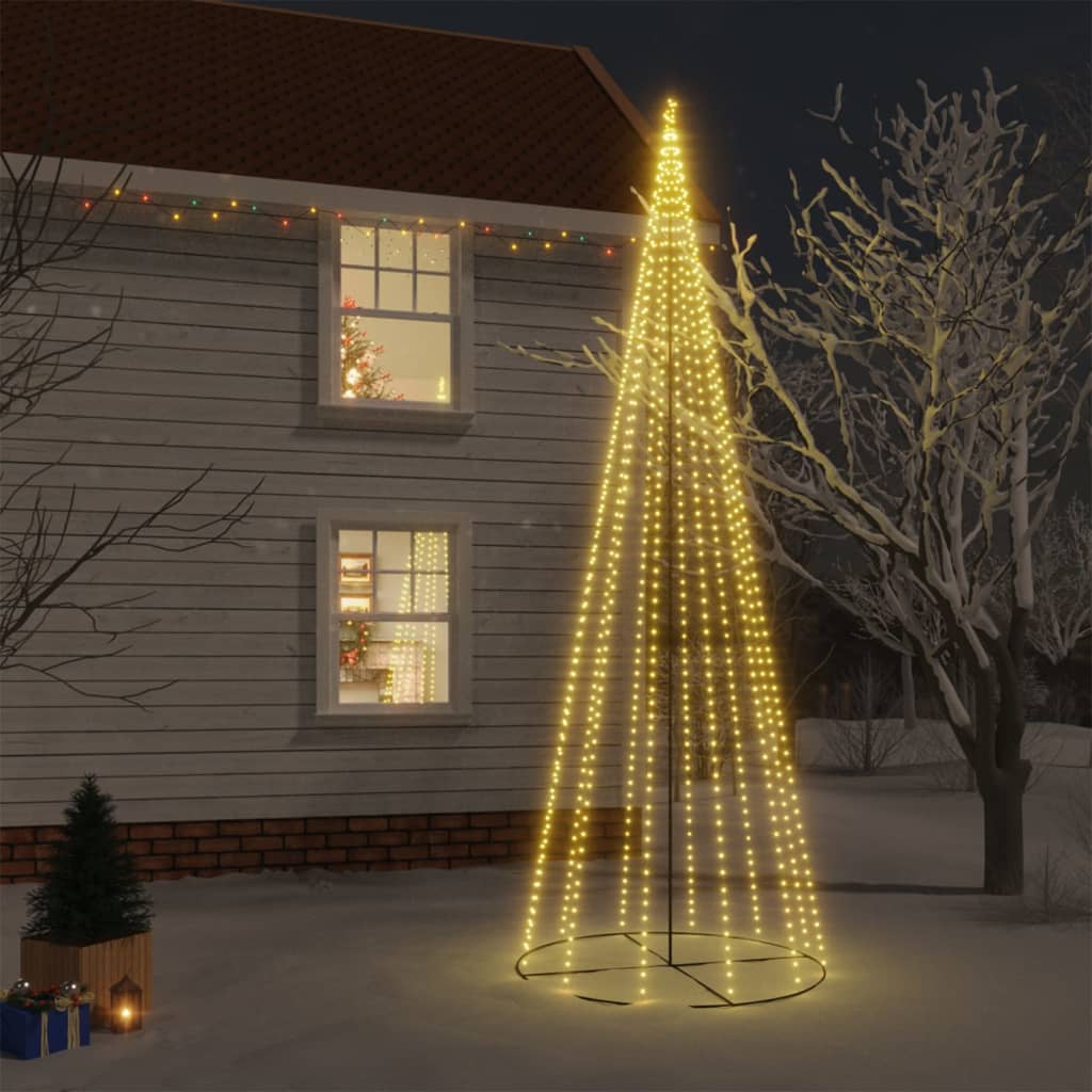 Christmas Cone Tree 732 Leds 160X500 Cm