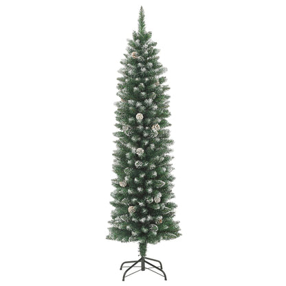 Artificial Slim Christmas Tree With Stand Pvc