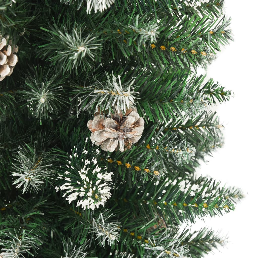 Artificial Slim Christmas Tree With Stand Pvc