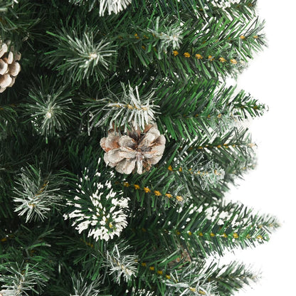 Artificial Slim Christmas Tree With Stand Pvc