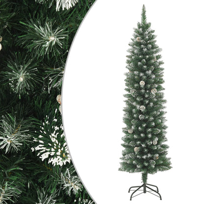 Artificial Slim Christmas Tree With Stand Pvc
