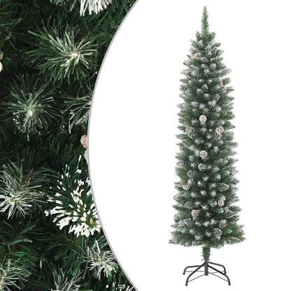 Artificial Slim Christmas Tree With Stand Pvc