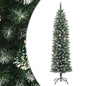 Artificial Slim Christmas Tree With Stand Pvc