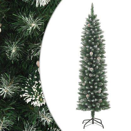 Artificial Slim Christmas Tree With Stand Pvc