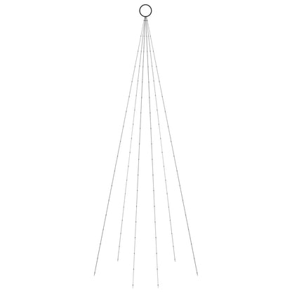 Christmas Tree On Flagpole 108 Leds 180 Cm