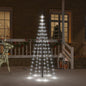 Christmas Tree On Flagpole 108 Leds 180 Cm