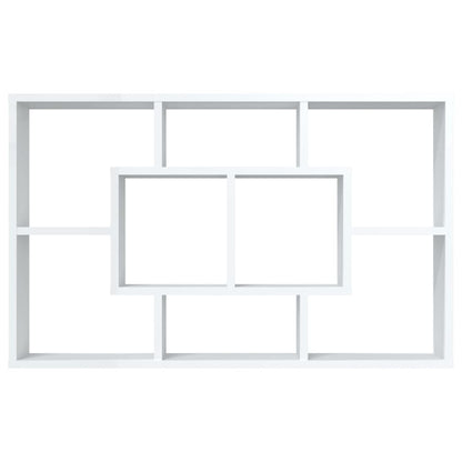 Wall Shelf 85X16X52.5 Cm Engineered Wood
