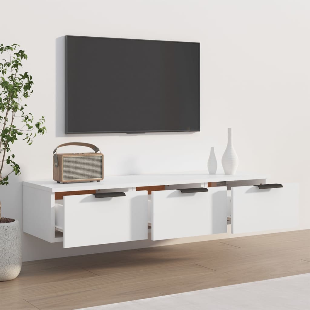 Wall Cabinet 102X30X20 Cm Engineered Wood