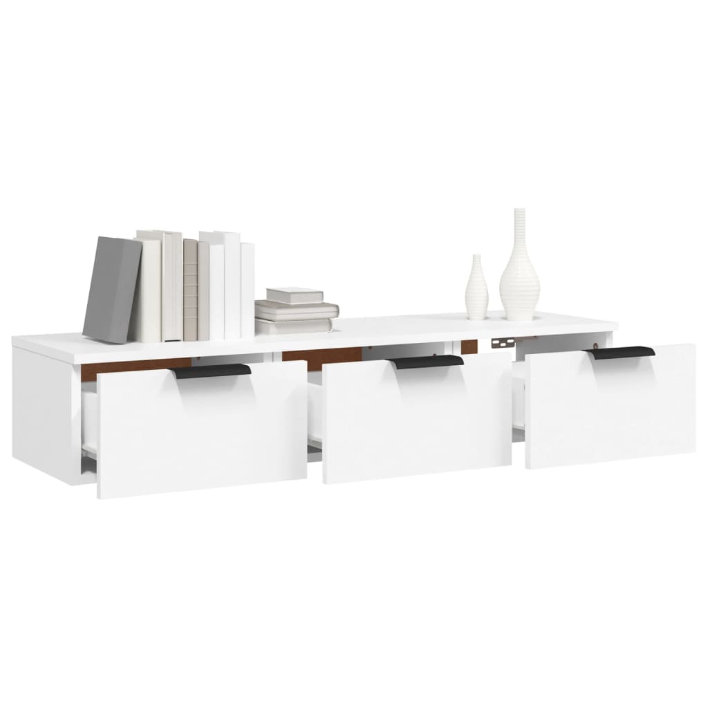 Wall Cabinet 102X30X20 Cm Engineered Wood