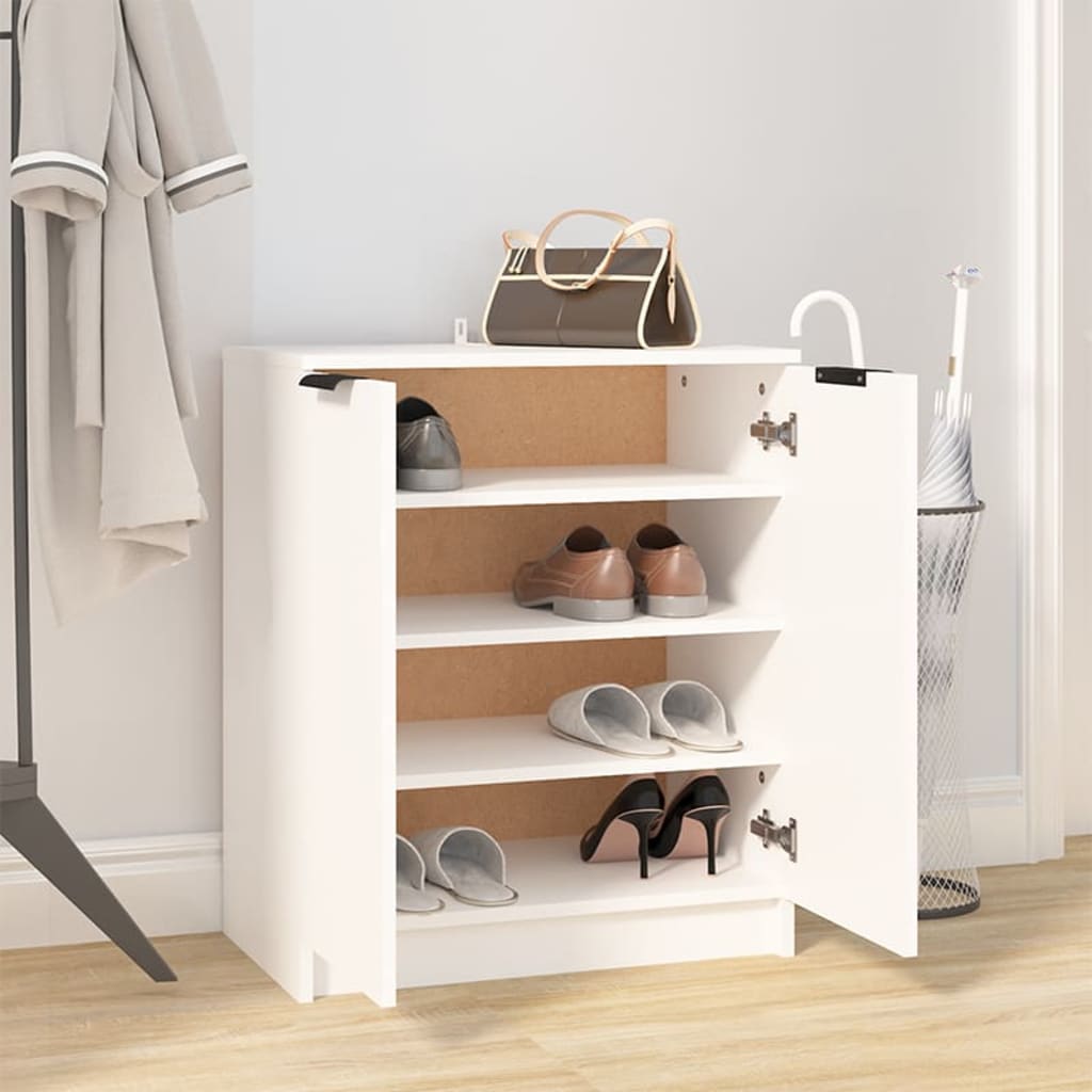 Shoe Cabinet 59X35X70 Cm Engineered Wood